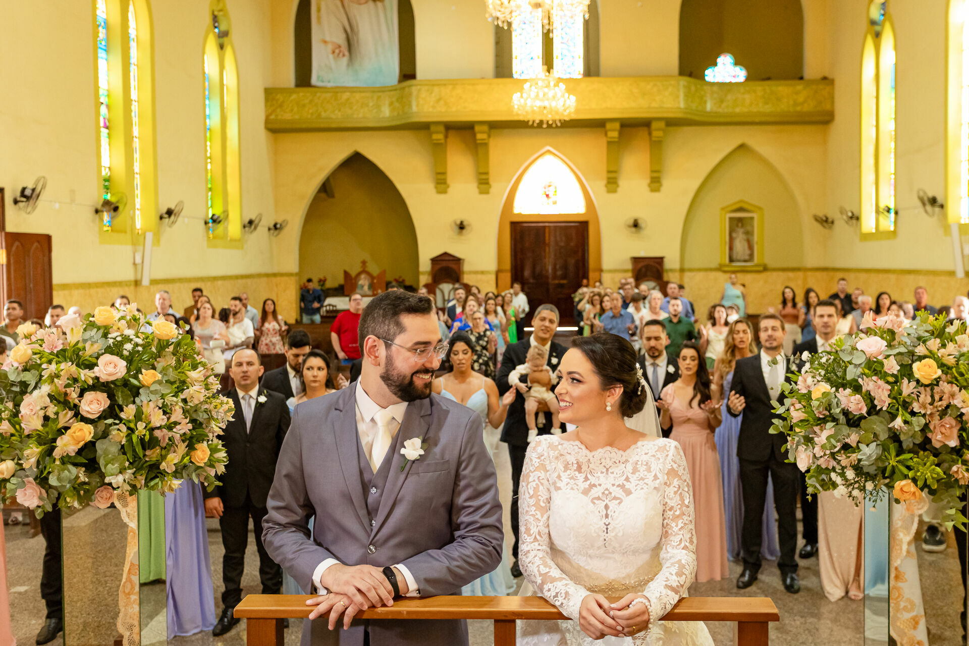Foto Casamento Religioso Denise e Daniel Igreja Matriz de São João Batista e Villa Romeu em José Bonifácio Foto Casamento Religioso Denise e Daniel Igreja Matriz de São João Batista e Villa Romeu em José Bonifácio - Imagem 21