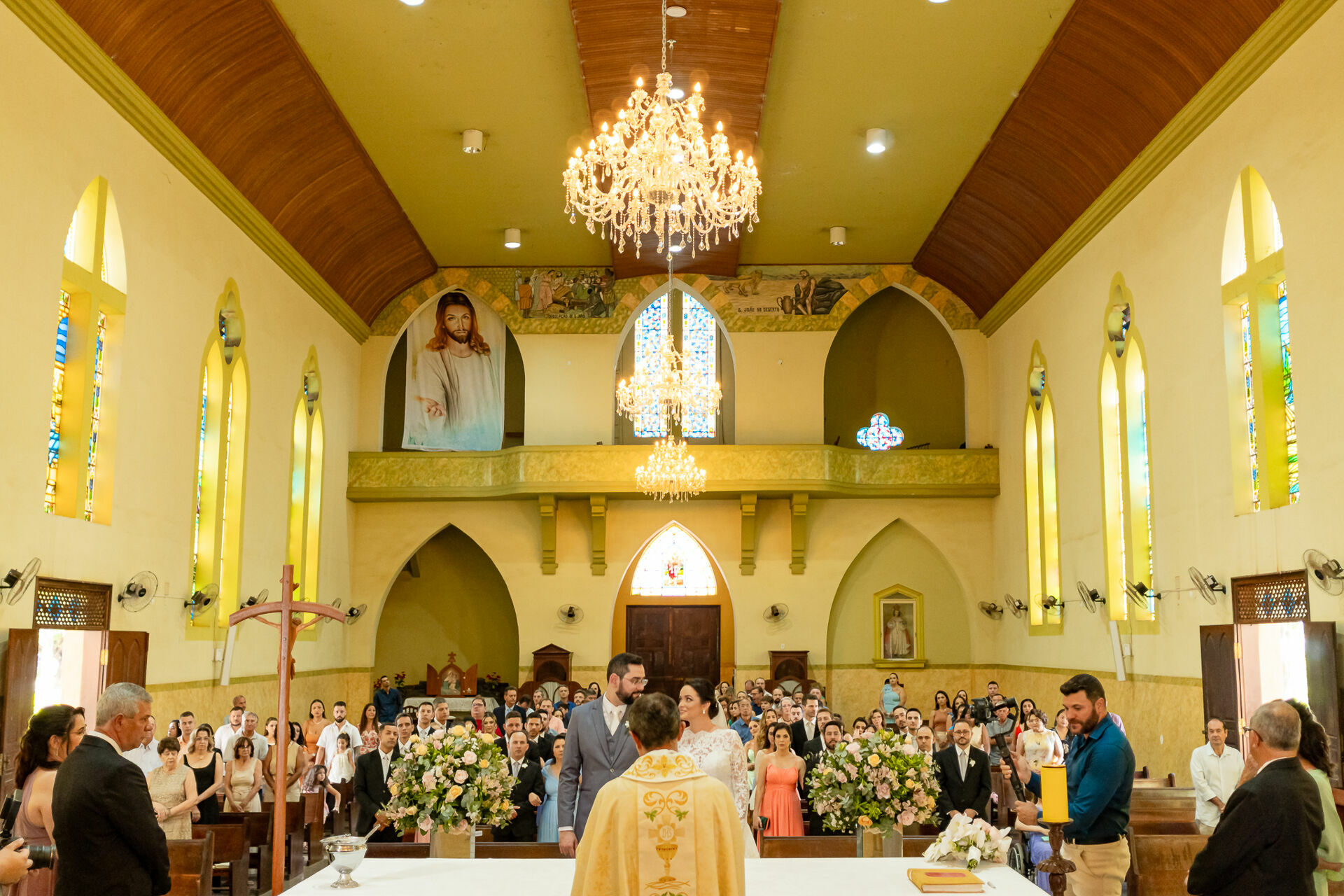 Foto Casamento Religioso Denise e Daniel Igreja Matriz de São João Batista e Villa Romeu em José Bonifácio Foto Casamento Religioso Denise e Daniel Igreja Matriz de São João Batista e Villa Romeu em José Bonifácio - Imagem 13