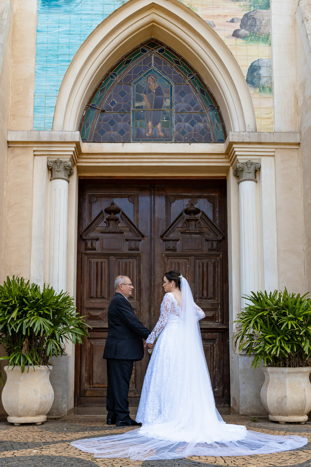 Foto Casamento Religioso Denise e Daniel Igreja Matriz de São João Batista e Villa Romeu em José Bonifácio Foto Casamento Religioso Denise e Daniel Igreja Matriz de São João Batista e Villa Romeu em José Bonifácio - Imagem 7