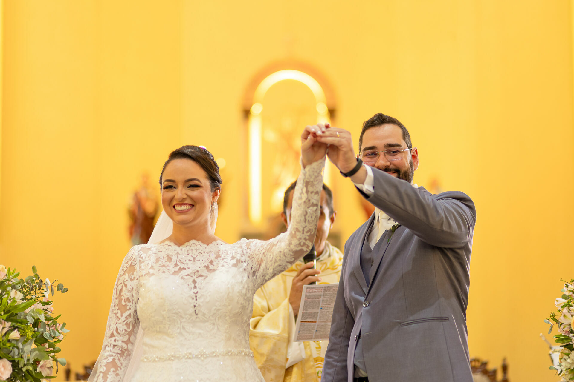 Foto Casamento Religioso Denise e Daniel Igreja Matriz de São João Batista e Villa Romeu em José Bonifácio Foto Casamento Religioso Denise e Daniel Igreja Matriz de São João Batista e Villa Romeu em José Bonifácio - Imagem 20