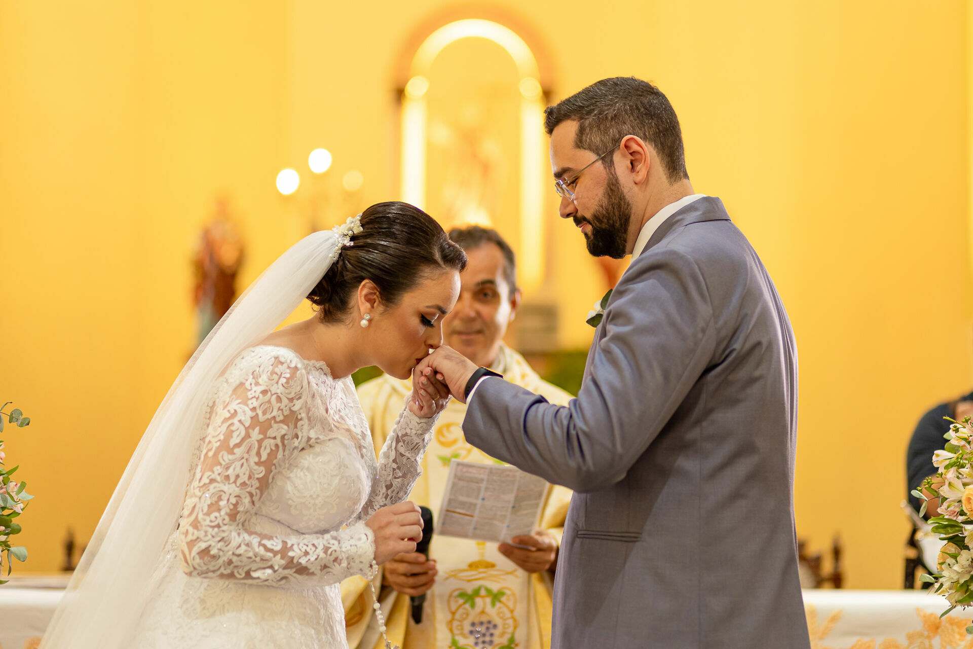 Foto Casamento Religioso Denise e Daniel Igreja Matriz de São João Batista e Villa Romeu em José Bonifácio Foto Casamento Religioso Denise e Daniel Igreja Matriz de São João Batista e Villa Romeu em José Bonifácio - Imagem 19