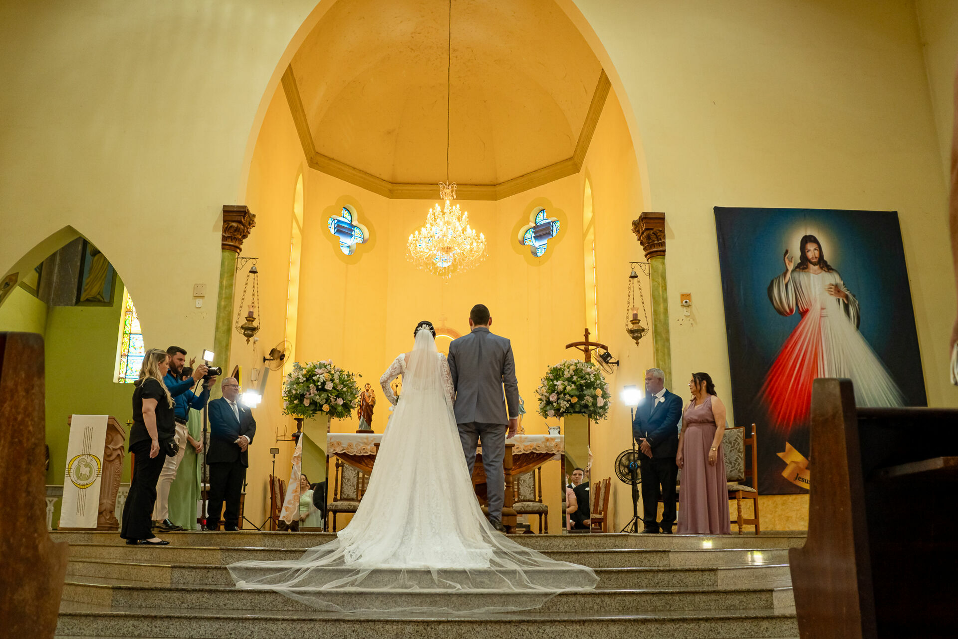 Foto Casamento Religioso Denise e Daniel Igreja Matriz de São João Batista e Villa Romeu em José Bonifácio Foto Casamento Religioso Denise e Daniel Igreja Matriz de São João Batista e Villa Romeu em José Bonifácio - Imagem 12