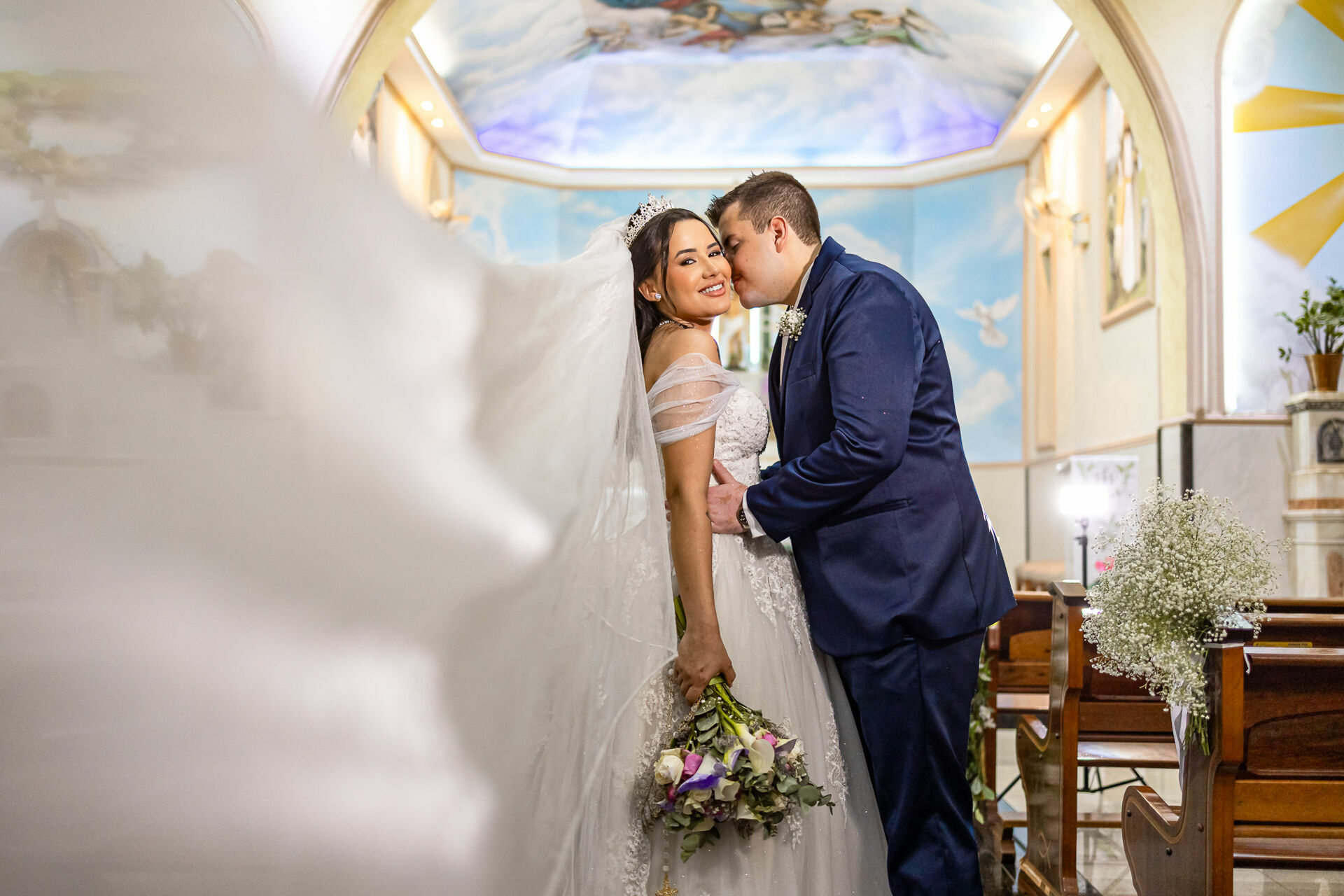 Foto Casamento Religioso Esmeralda e Leonardo Igreja Matriz de Bady Bassity e W4 Eventos Foto Casamento Religioso Esmeralda e Leonardo Igreja Matriz de Bady Bassity e W4 Eventos - Imagem 33