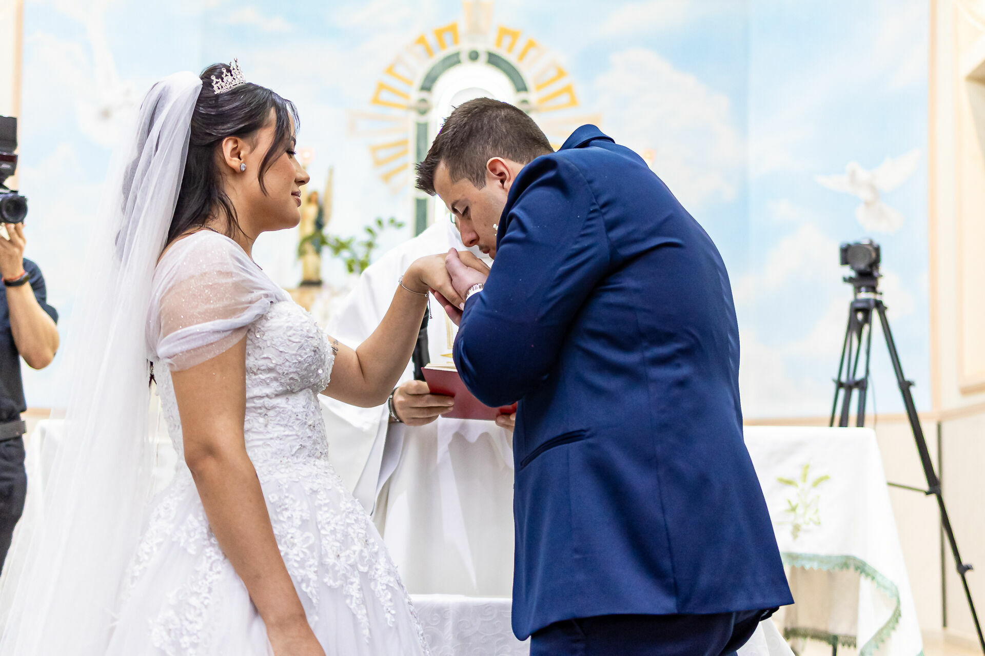 Foto Casamento Religioso Esmeralda e Leonardo Igreja Matriz de Bady Bassity e W4 Eventos Foto Casamento Religioso Esmeralda e Leonardo Igreja Matriz de Bady Bassity e W4 Eventos - Imagem 26