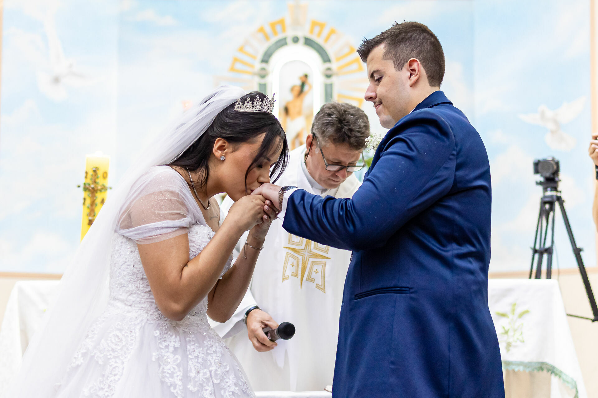 Foto Casamento Religioso Esmeralda e Leonardo Igreja Matriz de Bady Bassity e W4 Eventos Foto Casamento Religioso Esmeralda e Leonardo Igreja Matriz de Bady Bassity e W4 Eventos - Imagem 25